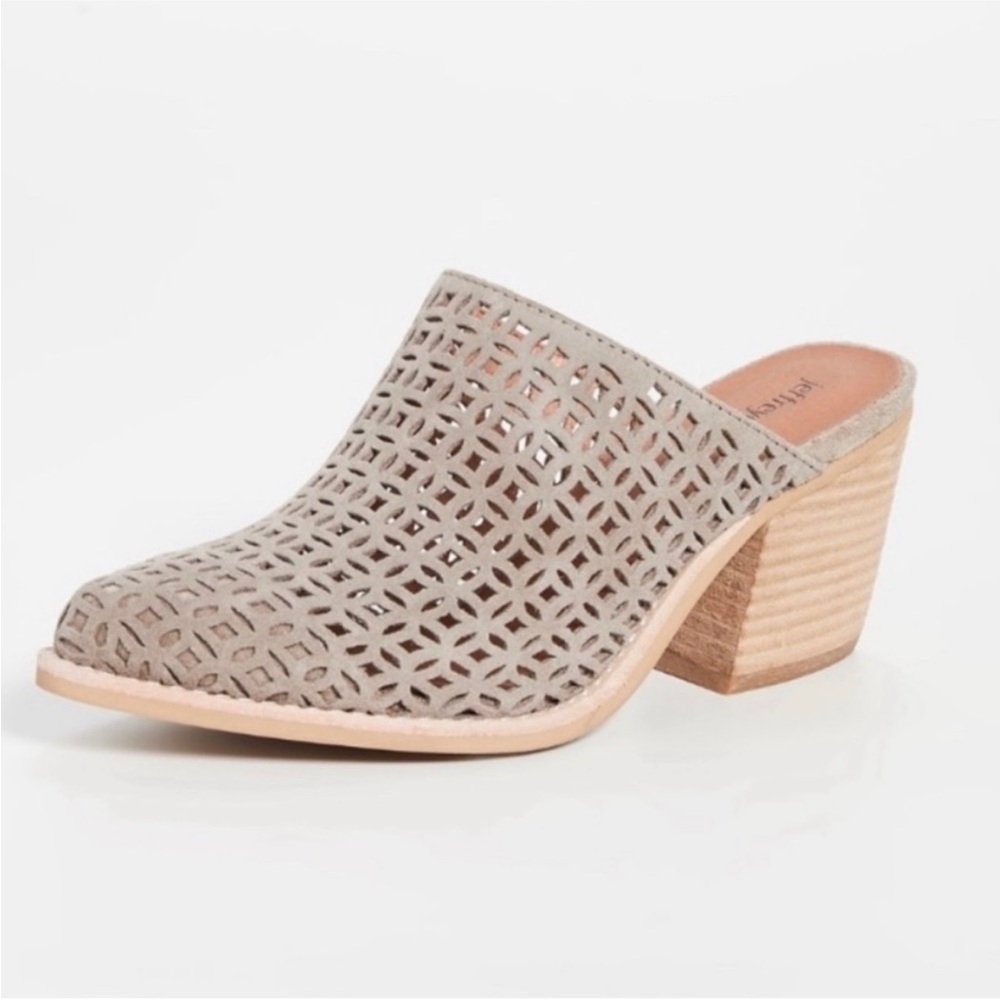 Jeffrey Campbell Favela Perforated Mules size 9